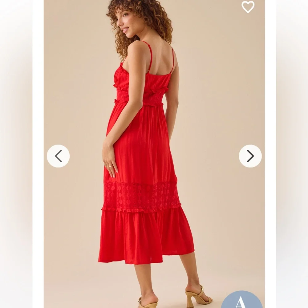 New with tags Altar’d state Anica Woven Maxi Dress - Picture 4 of 4